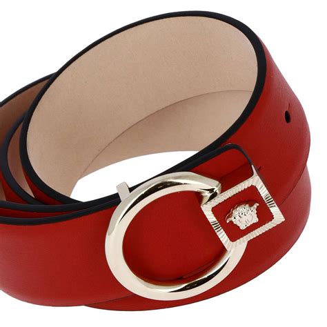 versace vera pelle belt|Versace women belt.